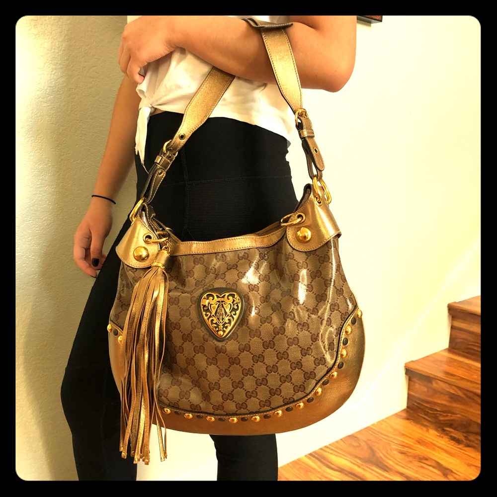 Authentic Gucci babouska heart